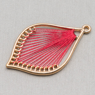 Componente Trenzado Intramezzo 25x40 10 Pares Dorado Burdeos