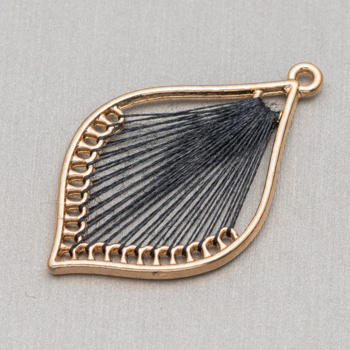 Intramezzo Braided Component 25x40 10 Pairs Black Golden