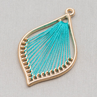 Intramezzo Braided Component 25x40 10 Paar Golden Teal