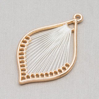 Intramezzo Tressé Composant 25x40 10 Paires Crème Doré