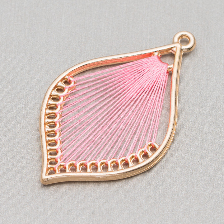 Componente Trenzado Intramezzo 25x40 10 Pares Rosa Dorado