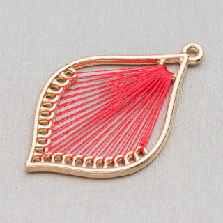 Componente Trenzado Intramezzo 25x40 10 Pares Rojo Dorado