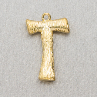 Componente Colgante Bronce Alfabeto Letras 15pcs 15-24mm T