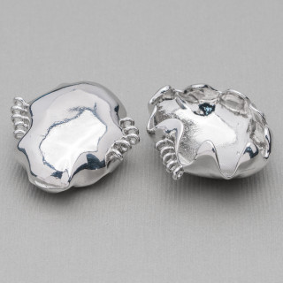 Komponenten Steckverbinder Glatte Bronze Mehrdraht 4Stk. Rhodium