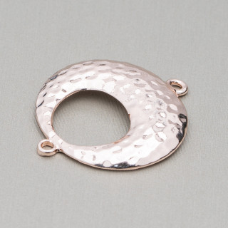 Zamak-Elemente mit 2 kreolischen Ringen 30x33mm 30St