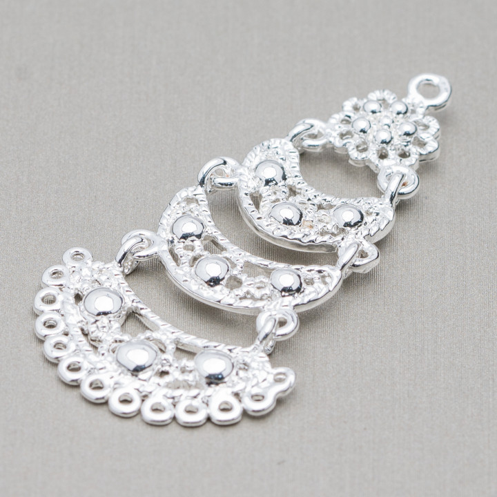 Connecteur Composant Bronze 24x45mm 10pcs Argent