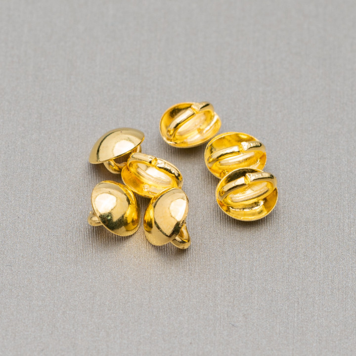 Brass Cup Hook Cover Rings 160pcs Golden