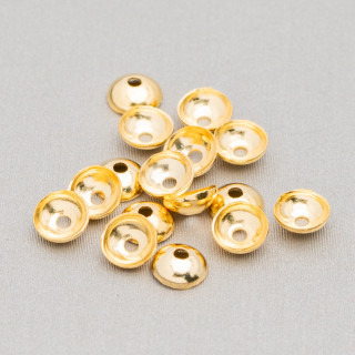 316 Steel Cups 3mm 20g Gold Plated