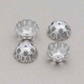 316 Edelstahlbecher Perforierte Blume 10mm 100gr MOD1