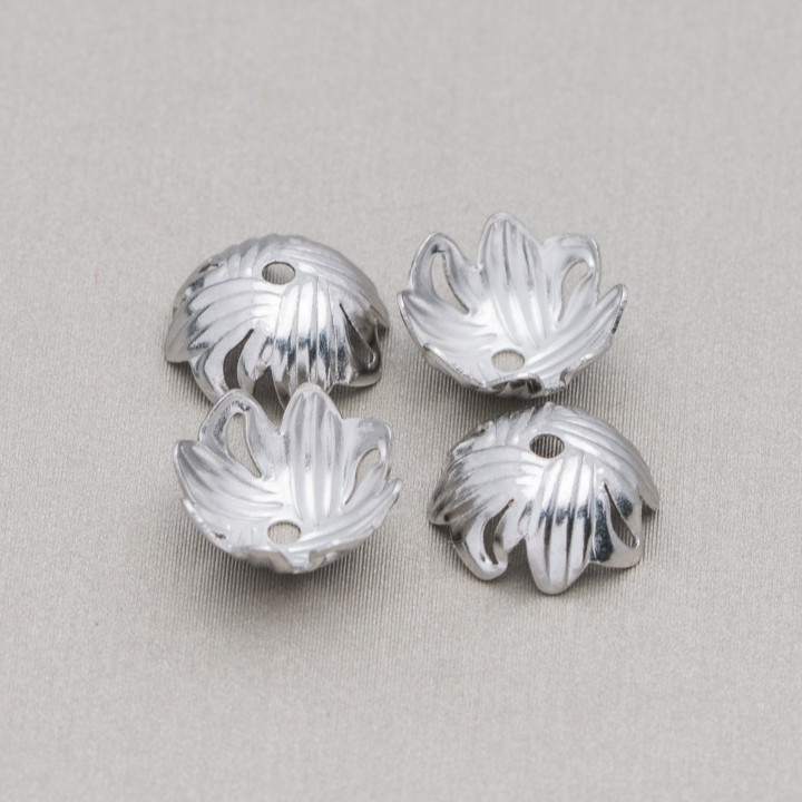 Tassen aus Stahl 316 perforiert Blume gestreift 10mm100gr