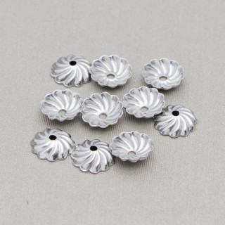 Becher aus 316 Stahl Blume gestreift 07mm100gr