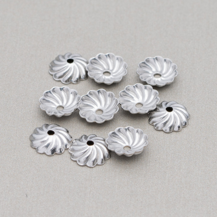 Becher aus 316 Stahl Blume gestreift 07mm100gr