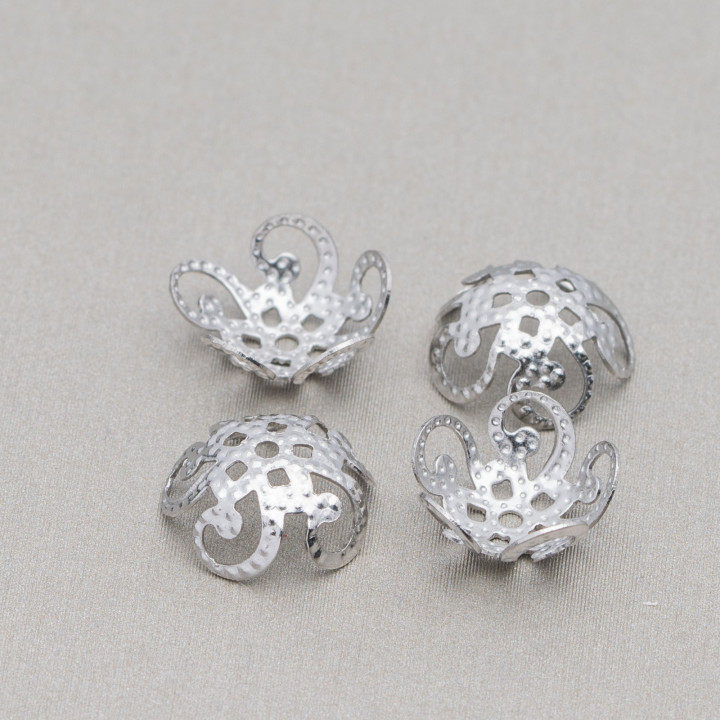 Coppette Di Acciaio 316 Forato 10mm 100gr MOD2