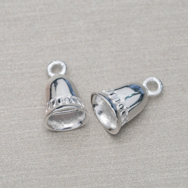 Becher aus Silber 925 Glocke 07x12mm 10St Silber