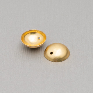 Copas Bronce Liso Agujero Lateral 12,5mm 100Pz