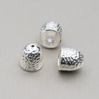 Tasses En Laiton Forgé 13mm 42pz Argent