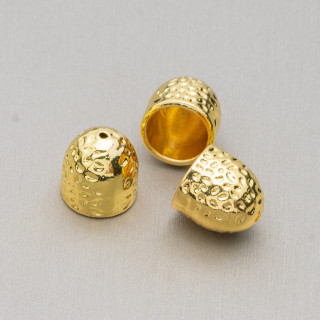 Copas De Latón Batido 13mm 42pz Dorado