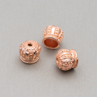 Messingbecher Corona 10mm 65St Rose Gold