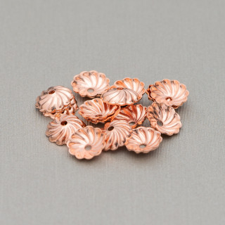 Σπιράλ ορειχάλκινα κύπελλα 7mm 60gr 600τμχ Rose Gold