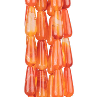 Roter Karneol Tropfen 8x20mm