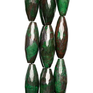 Facettierter Reisturmalin-Jaspis 15x40mm