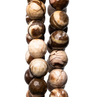 Jaspe Zèbre Facetté 10mm