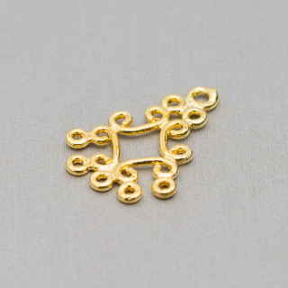 Μπρούτζινο Βύσμα Πολυέλαιου Αποστάτης 15x22mm 80τμχ Χρυσό