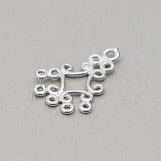 Brass Chandelier Connector Spacer 15x22mm 80pcs Rhodium Plated