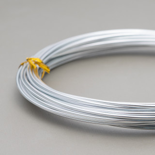 Filo Di Alluminio Modellabile Misura 1,5mm 8 Metri Argentato