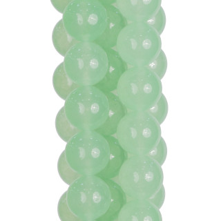Jade Ice (Icy Jade) Vert Criso Rond Lisse 10mm