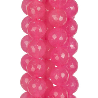 Jade rubí transparente facetado de 10 mm