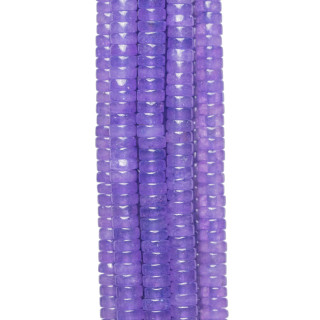 Giada Viola Rondelle Tubolare Lisce 4x2mm