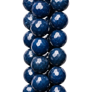 Giada Zaffiro Perlina Tonda Sfaccettata 18mm