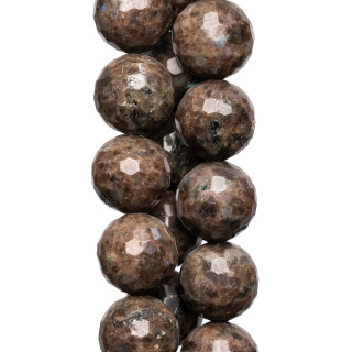 Labradorita Marrón Facetada 20mm
