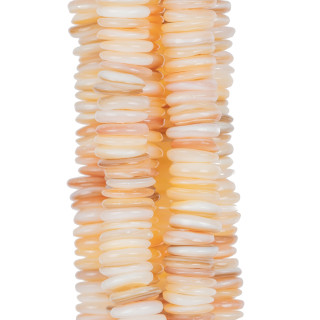 Nácar Cappuccino Rondelle Raw Disco 10mm MOD2