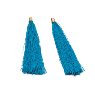 Pompons Avec Coupelle Laiton 10cm 10pcs Doré Ottanio