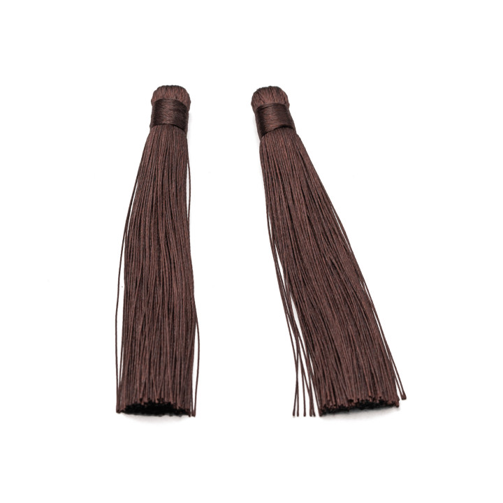 Nappine Di Tessuto 10x120mm 20pz Marrone