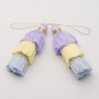 Fabric Tassels 75mm 4pcs MOD2