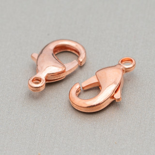 Nickelfree Brass Lobster Clasp 10mm 400pcs Rose Gold