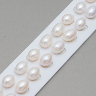 River Beads Cabochon 1 Drop Hole (YEO) 9,5-10,0x13,5mm 10 Pairs