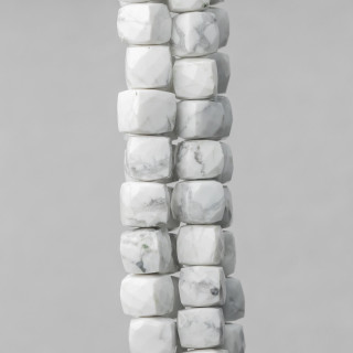 MachineCut Indian Stones Facettes Cube Fil 14-15cm Diamètre 8-10mm Aulite