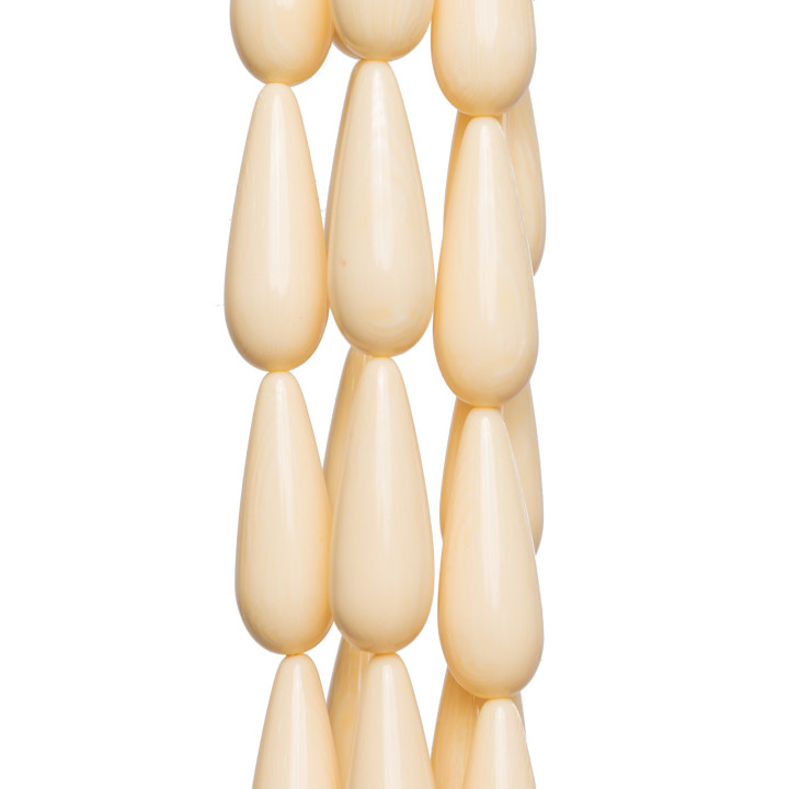 Harztropfen aus Knochenimitat 10x30mm