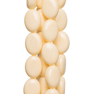 Flat Oval Bone Imitation Resin 18x25mm