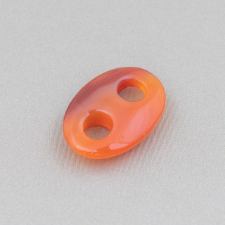 Componente Creola Maglia Marinara 18x24mm 4pz Corniola