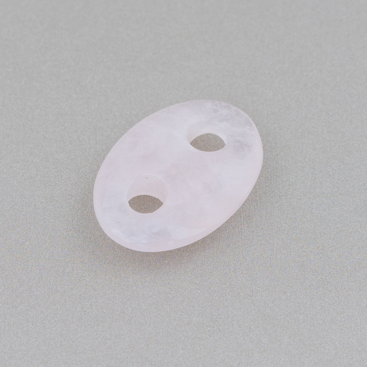 Componente criollo Malla Marinara 18x24mm 4pcs Cuarzo Rosa