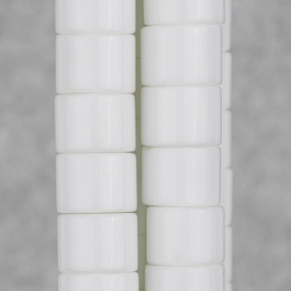 Agata Bianca Cilindro Synt 15x11mm