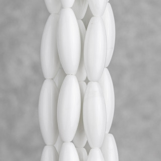 Λευκό Ρύζι Αχάτης 12x36mm