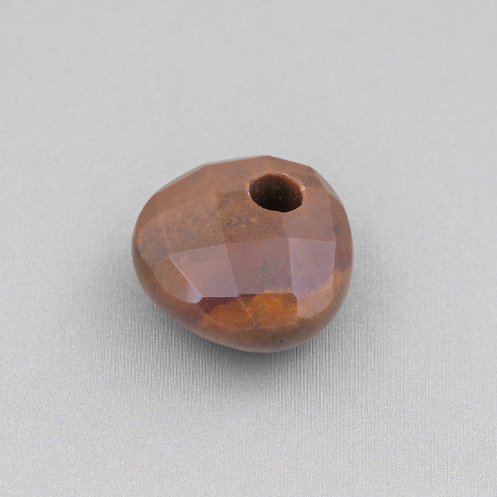 Creole Triangle Faceted Plectrum Component 25mm Πάχος 12mm 3τμχ Ινδικός Αχάτης