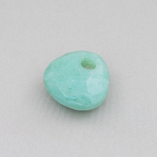 Créole Composant Triangle Facette Plectre 25mm Epaisseur 12mm Aventurine 3pcs