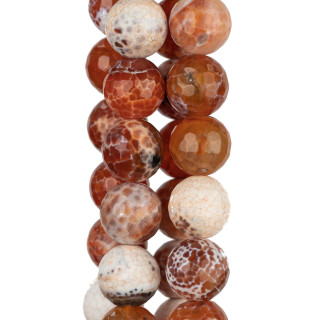 Agate de Feu Rouge Facette 18mm